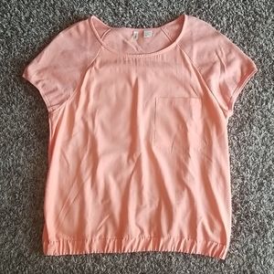 Moth Anthropology Top Blouse Cap Sleeve Medium